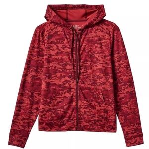 Red Camo Emily Zip-Up Hoodie